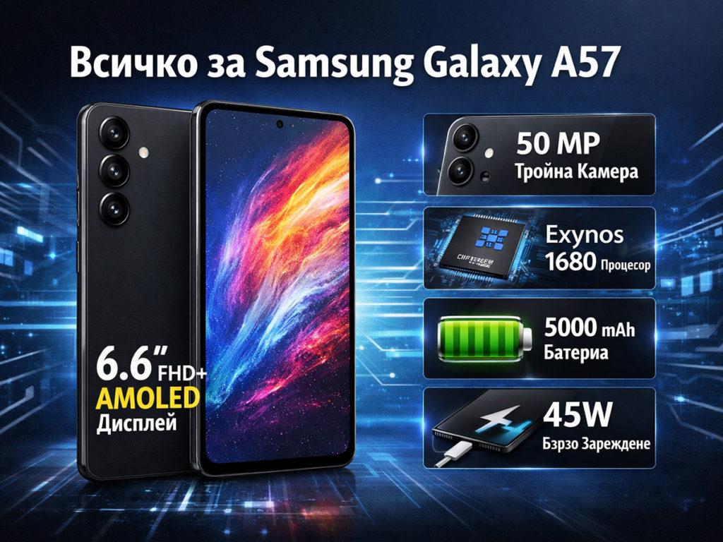 Всичко за Samsung Galaxy A57