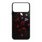 Калъф с шарка диаманти за iPhone 17 Pro Max червен