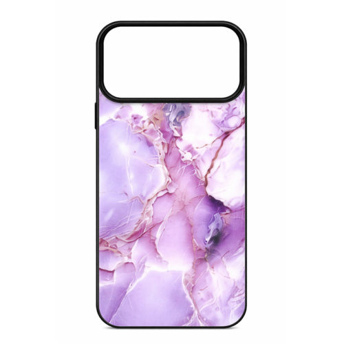 Калъф с шарка мрамор за iPhone 17 Pro Max лилав