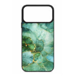 Калъф с шарка мрамор за iPhone 17 Pro зелен