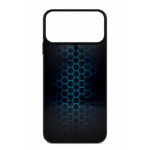 Калъф с шарка мрежа за iPhone 17 Pro Max син