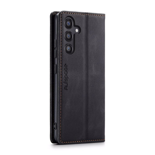 Оригинален кожен калъф за Samsung Galaxy A37 черен 14