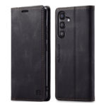 Оригинален кожен калъф за Samsung Galaxy A37 черен