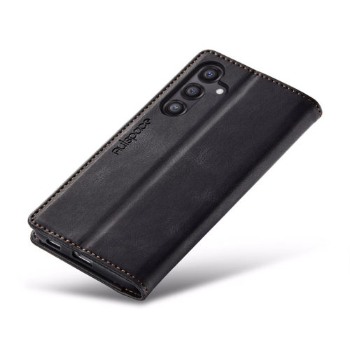 Оригинален кожен калъф за Samsung Galaxy A37 черен 4